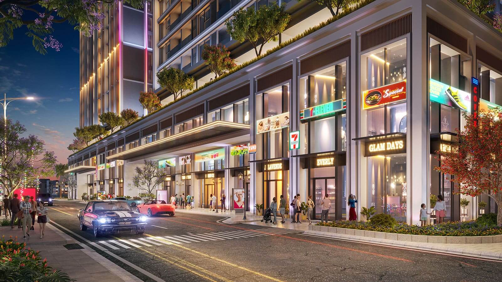 Giới thiệu 10 Shophouse Khối Đế S-Light Tower Sun Group Đà Nẵng