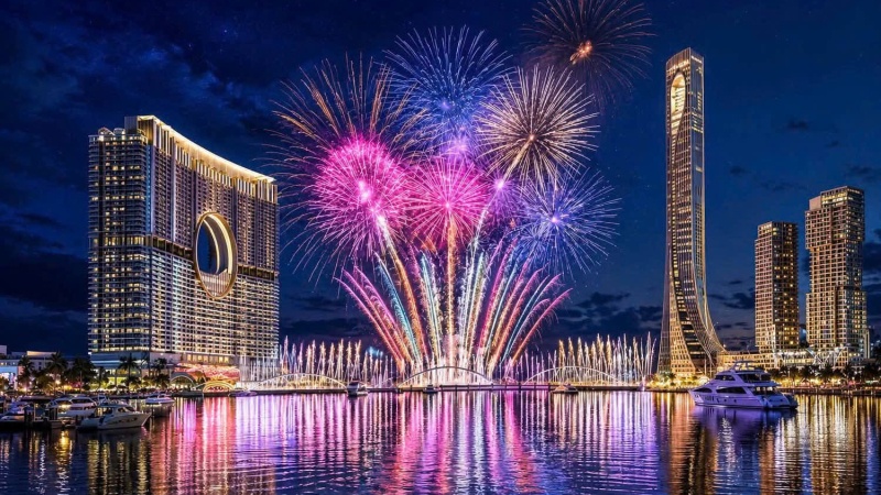 Phối cảnh ban đêm Sun Galaxy Complex